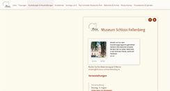 Desktop Screenshot of museum-schloss-fellenberg.de